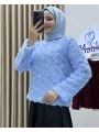 Asetat Saten Etek & Gül Kumaş Üst Takım