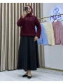 Asetat Saten Etek & Gül Kumaş Üst Takım