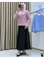 Asetat Saten Etek & Gül Kumaş Üst Takım