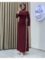 Çift Taraflı Krep Tesettür Abiye