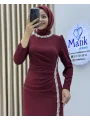 Çift Taraflı Krep Tesettür Abiye