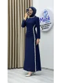 Çift Taraflı Krep Tesettür Abiye