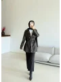 Deri Trençkot-Kısa