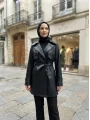 Deri Trençkot-Kısa