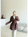 Deri Trençkot-Kısa