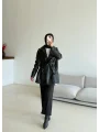 Deri Trençkot-Kısa