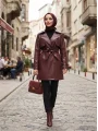 Deri Trençkot-Kısa