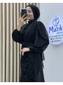 Gül Kumaş Şifon Detay Abiye