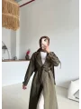 Kruvaze Yaka Trençkot