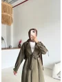 Kruvaze Yaka Trençkot