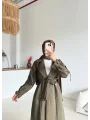 Kruvaze Yaka Trençkot