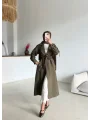 Kruvaze Yaka Trençkot