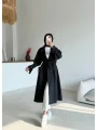 Kuşaklı Cep Detaylı Trençkot