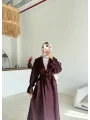 Kuşaklı Cep Detaylı Trençkot