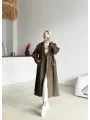 Kuşaklı Cep Detaylı Trençkot