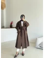 Kuşaklı Cep Detaylı Trençkot