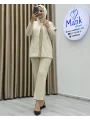 Oysho Kaşe Yelek Üçlü Takım