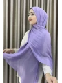 Sofia Saten Zarif Dökümlü Şal - Hafif ve Konforlu Şal