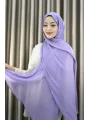 Sofia Saten Zarif Dökümlü Şal - Hafif ve Konforlu Şal