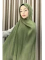 Sofia Saten Zarif Dökümlü Şal - Hafif ve Konforlu Şal
