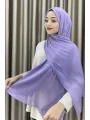 Sofia Saten Zarif Dökümlü Şal - Hafif ve Konforlu Şal