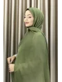 Sofia Saten Zarif Dökümlü Şal - Hafif ve Konforlu Şal