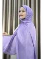 Sofia Saten Zarif Dökümlü Şal - Hafif ve Konforlu Şal