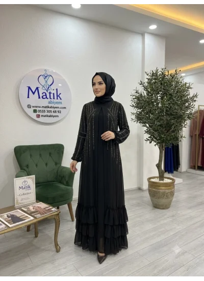 Fırfırlı Abaya