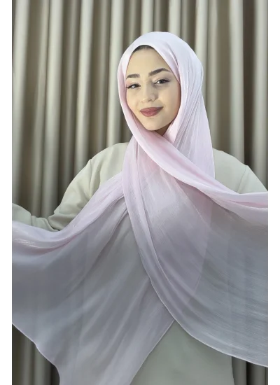 Sofia Saten Zarif Dökümlü Şal - Hafif ve Konforlu Şal