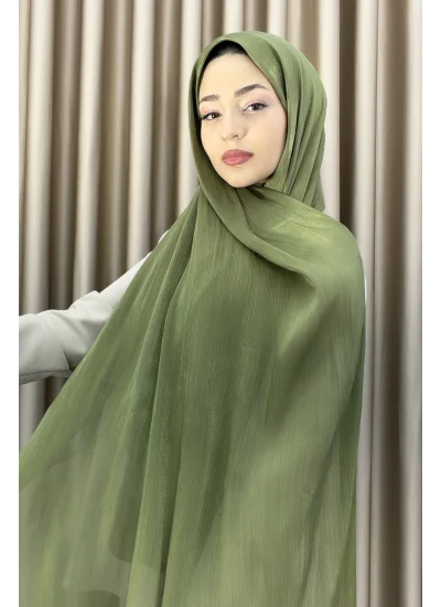 Sofia Saten Zarif Dökümlü Şal - Hafif ve Konforlu Şal