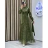 Analı Kızlı Boncuk Payet Elbise
