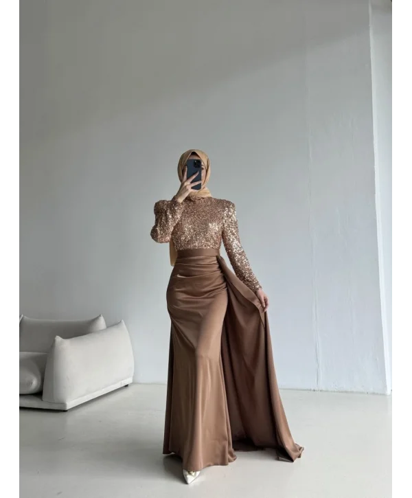 Amber Abiye Elbise