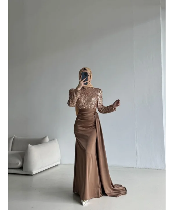 Amber Abiye Elbise