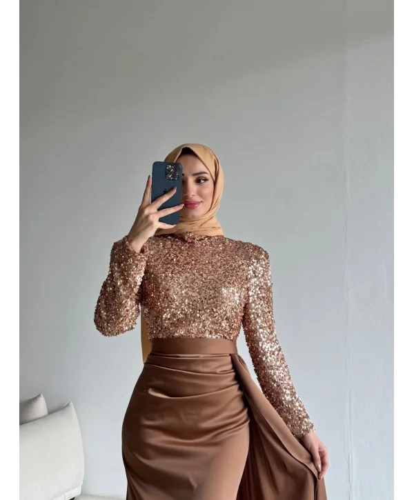 Amber Abiye Elbise
