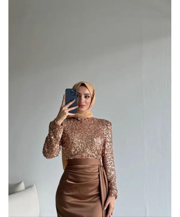 Amber Abiye Elbise