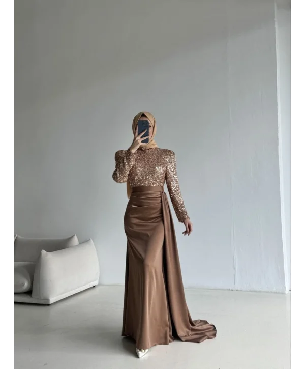 Amber Abiye Elbise