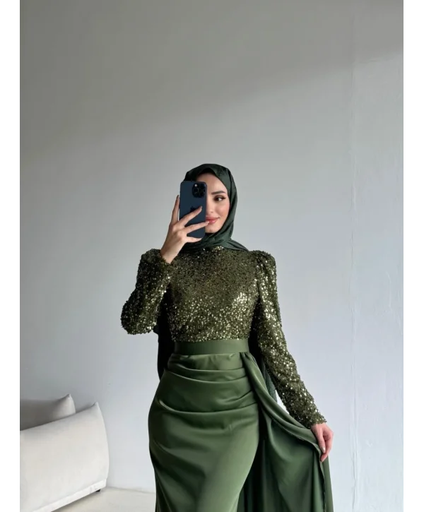 Amber Abiye Elbise