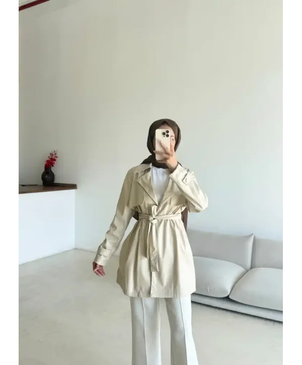 Deri Trençkot-Kısa