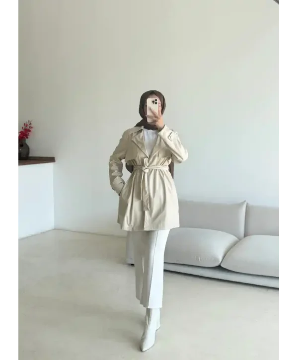 Deri Trençkot-Kısa