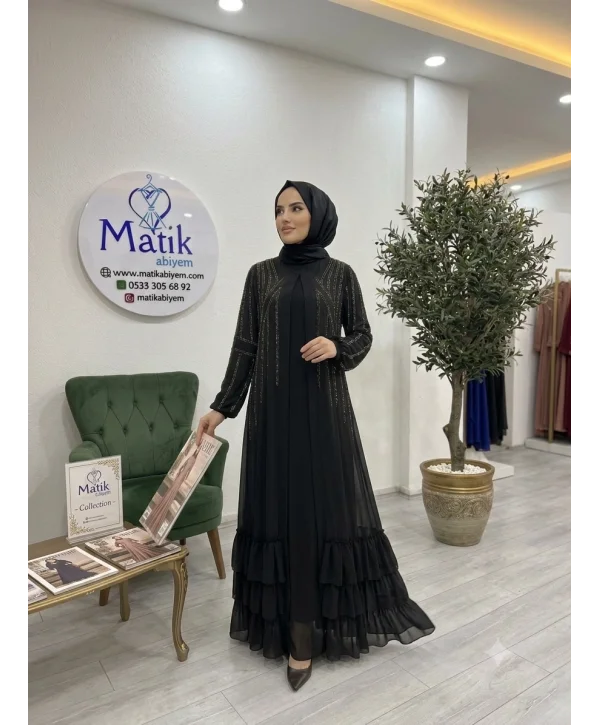 Fırfırlı Abaya