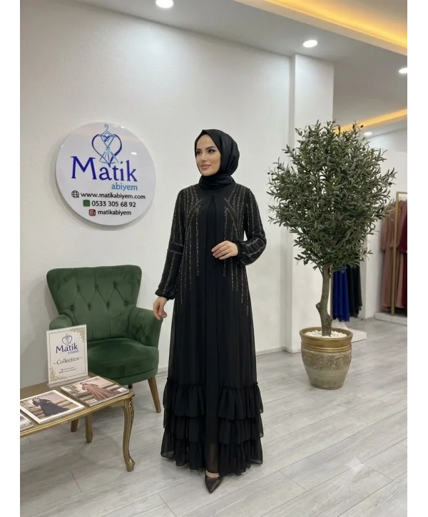 Fırfırlı Abaya