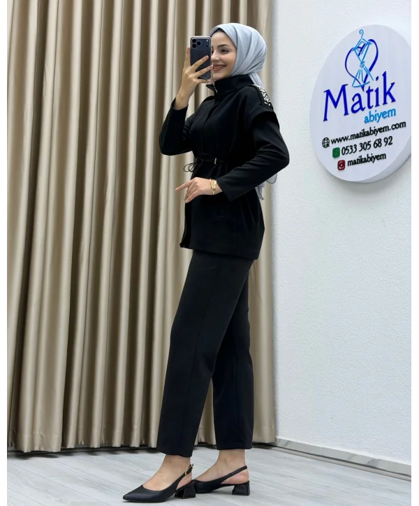 Oysho Kaşe Yelek Üçlü Takım