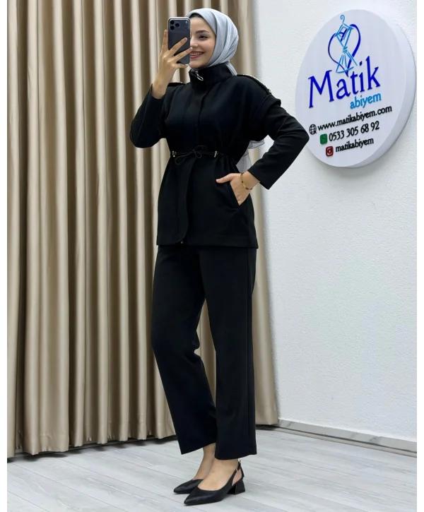Oysho Kaşe Yelek Üçlü Takım