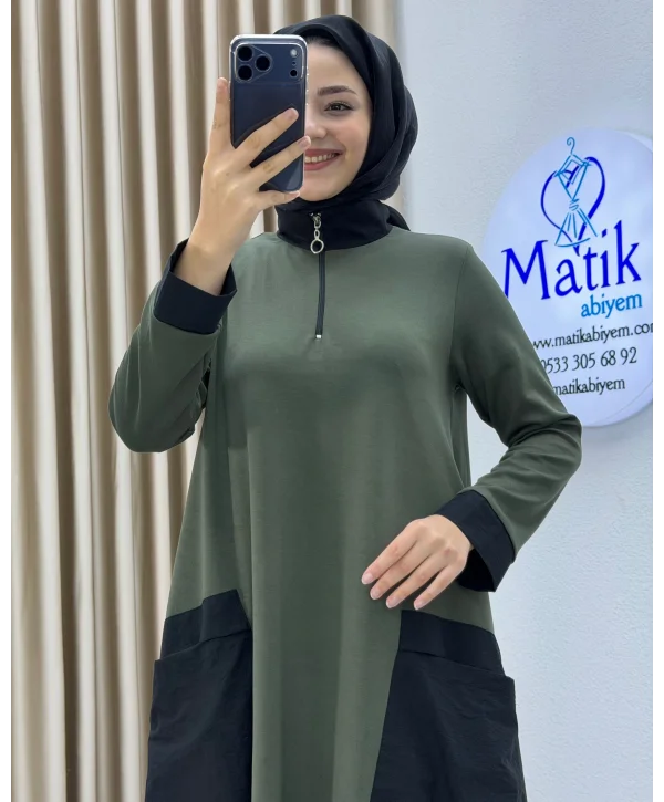 Oysho Paraşüt Cepli Elbise