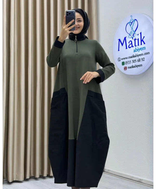 Oysho Paraşüt Cepli Elbise