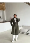 Kol Detaylı Trençkot
