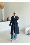Kuşaklı Cep Detaylı Trençkot