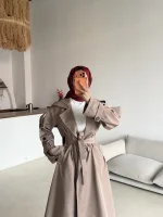 Kol Detaylı Trençkot