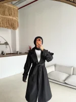Kol Detaylı Trençkot