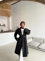 Kol Detaylı Trençkot